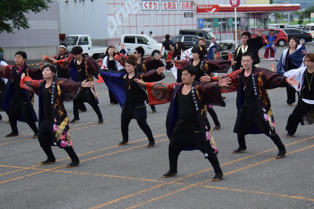 奥州前沢よさこいFesta13その1（奥州前沢よさこいフェスタ2017) 2017/07/09