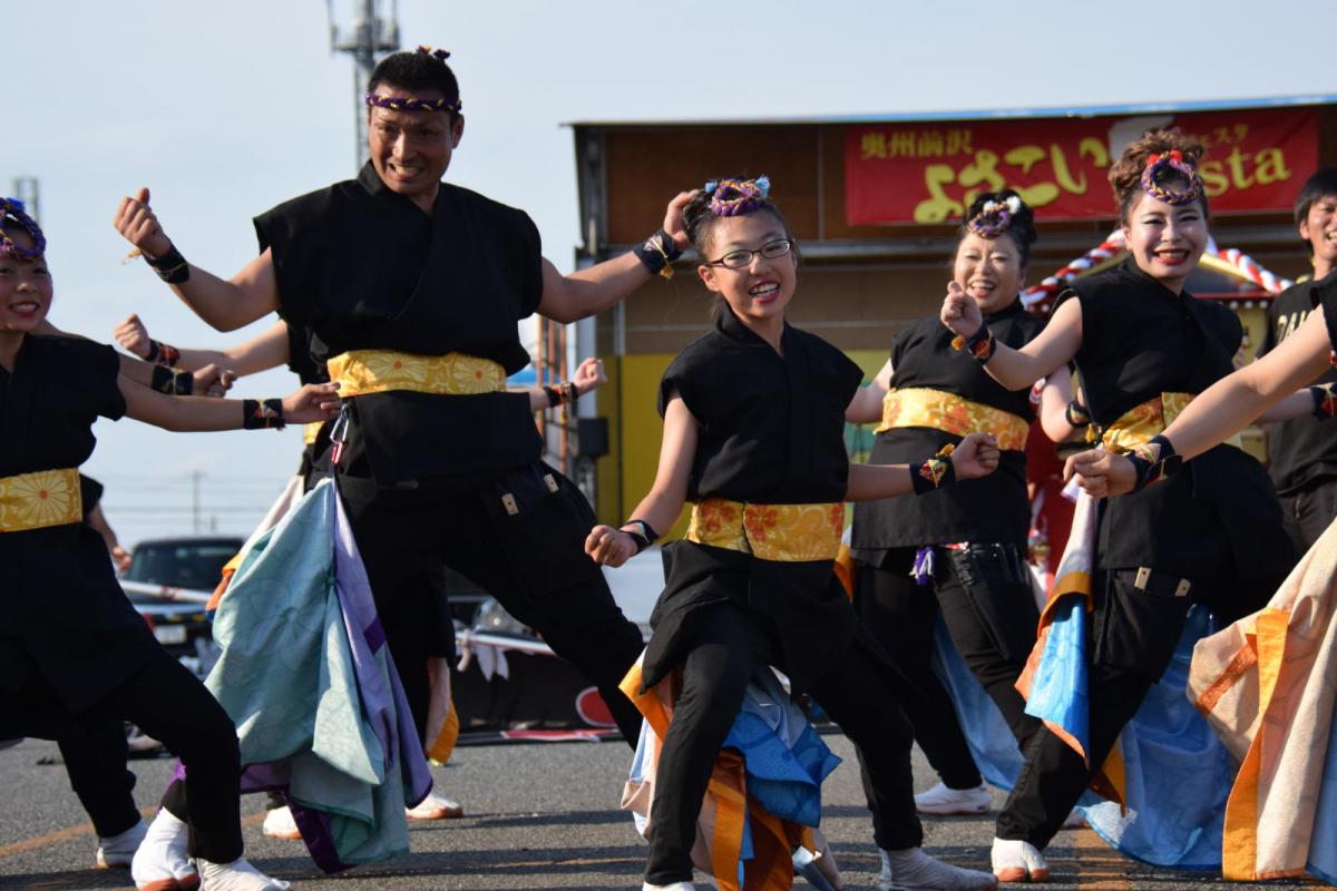 奥州前沢よさこいFesta13その1（奥州前沢よさこいフェスタ2017) 2017/07/09