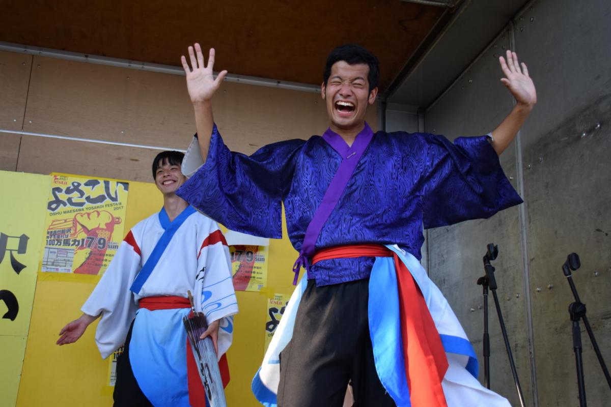 奥州前沢よさこいFesta13その1（奥州前沢よさこいフェスタ2017) 2017/07/09