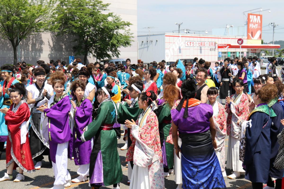 奥州前沢よさこいFesta13その4（奥州前沢よさこいフェスタ2017) 2017/07/09