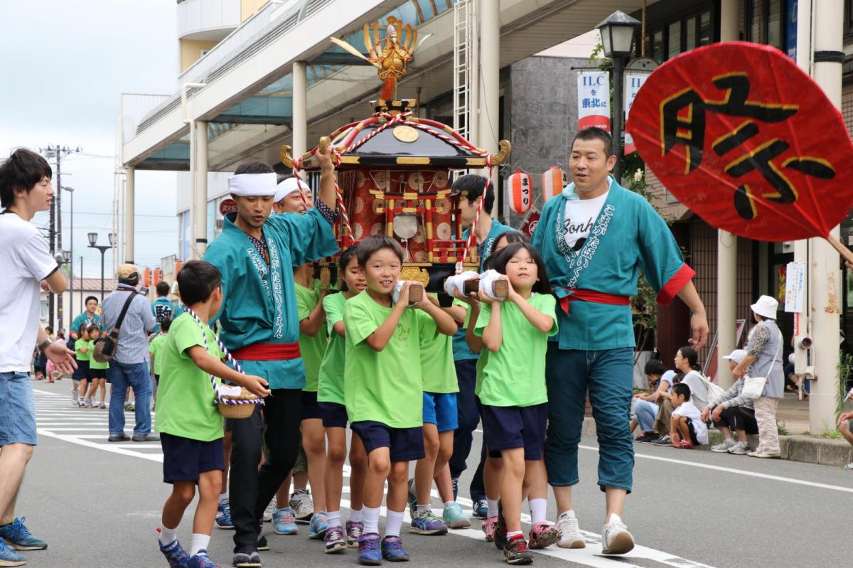 奥州水沢夏まつり2017 子供みこし・地方太鼓・干支和まつり・水沢ざっつぁかまつり中編 2017/08/05