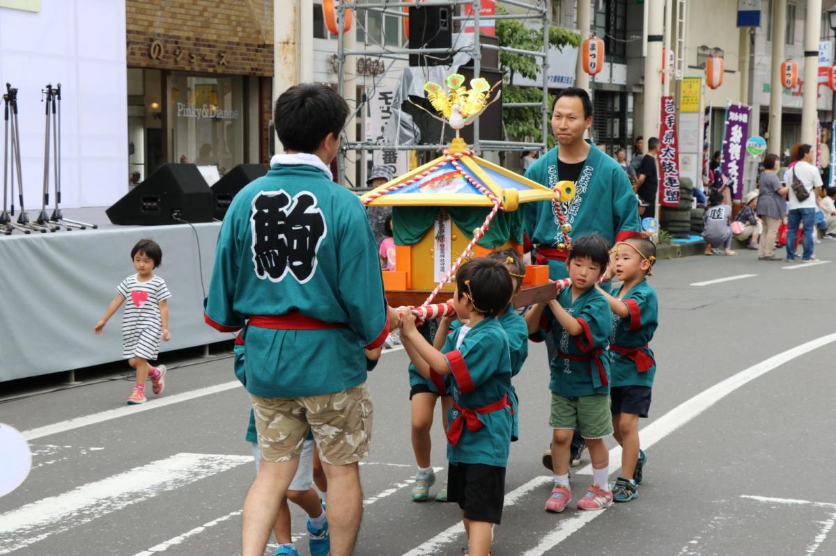 奥州水沢夏まつり2017 子供みこし・地方太鼓・干支和まつり・水沢ざっつぁかまつり中編 2017/08/05