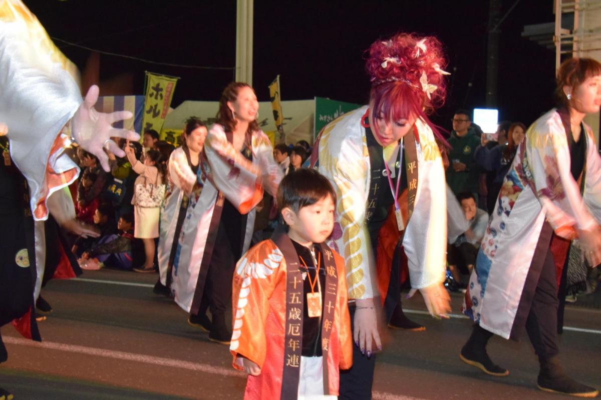 奥州市日高火防祭(前夜祭)2018パート1 2018/04/28