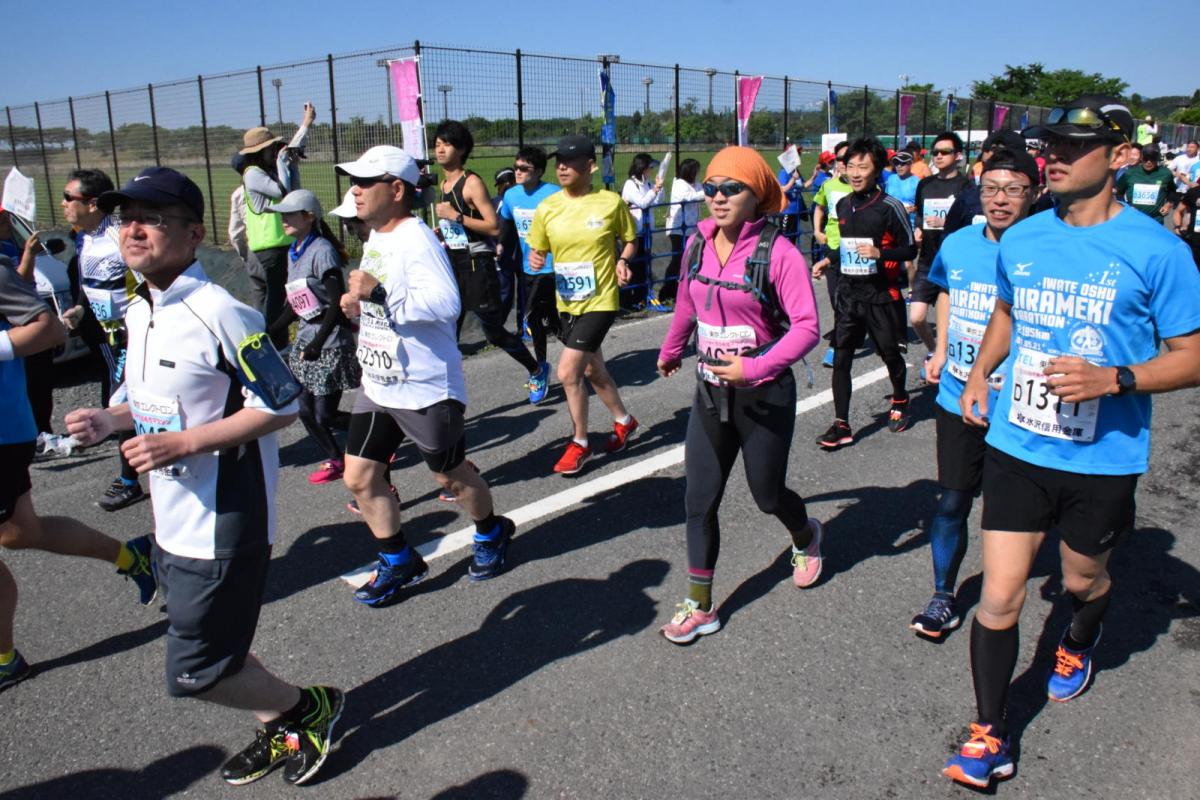 いわて奥州きらめきマラソン2018スタート・ゴール・表彰編1 2018/05/20