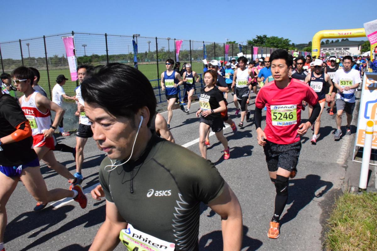いわて奥州きらめきマラソン2018スタート・ゴール・表彰編1 2018/05/20