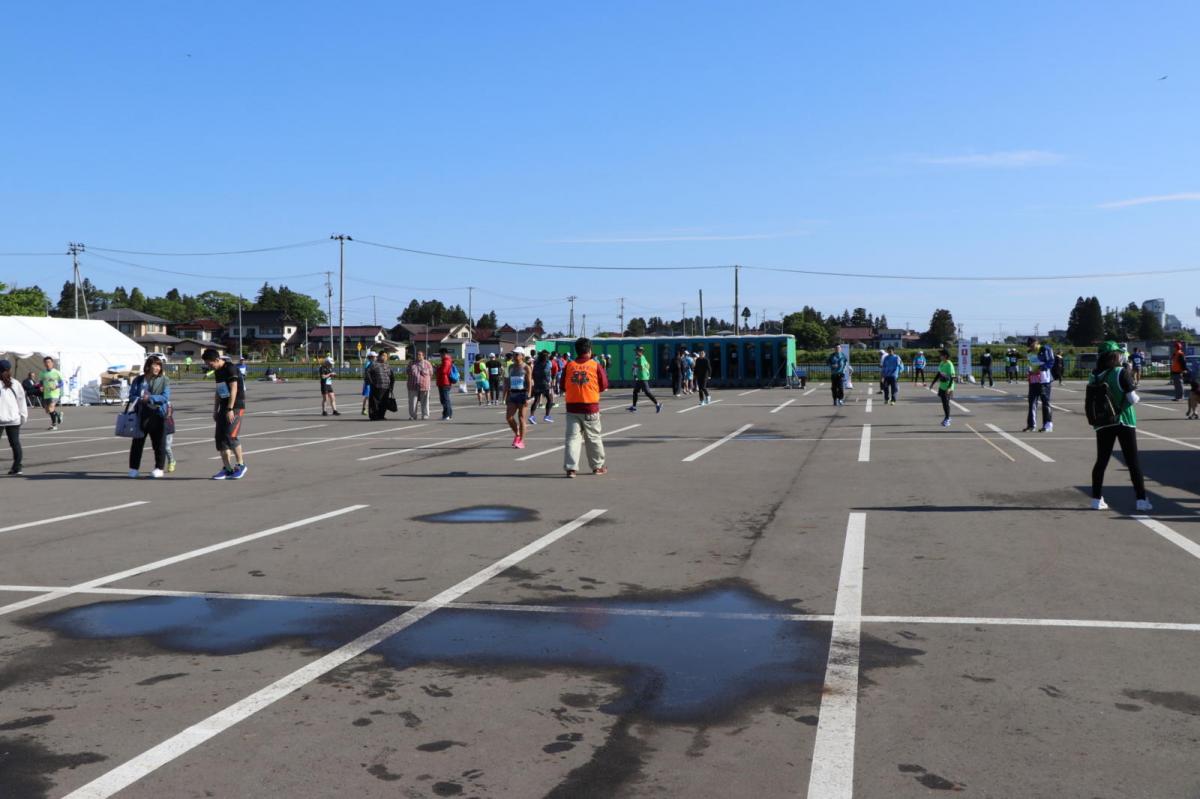 いわて奥州きらめきマラソン2018 フルマラソン5・37.5km給水/10km折り返し 2018/05/20