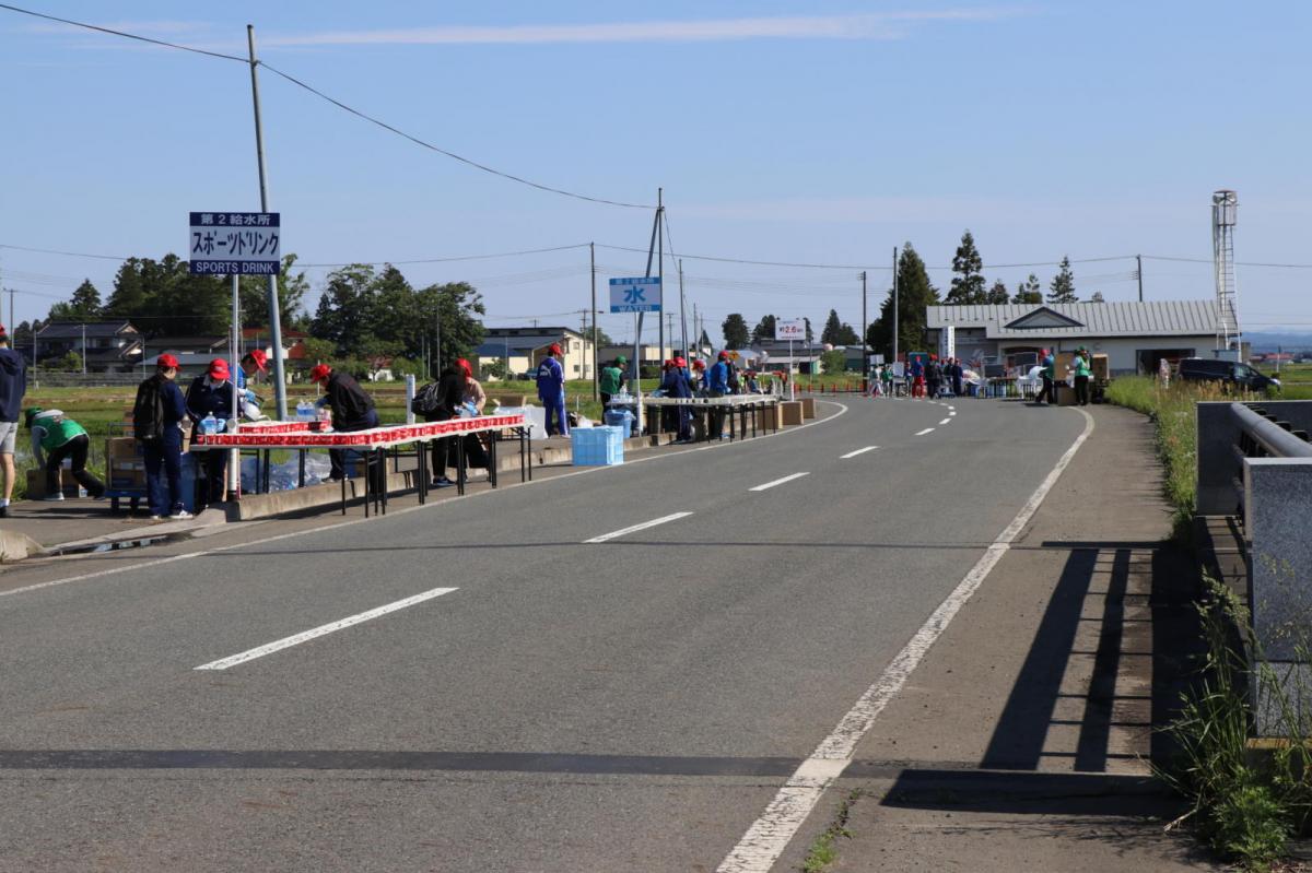 いわて奥州きらめきマラソン2018 フルマラソン5・37.5km給水/10km折り返し 2018/05/20