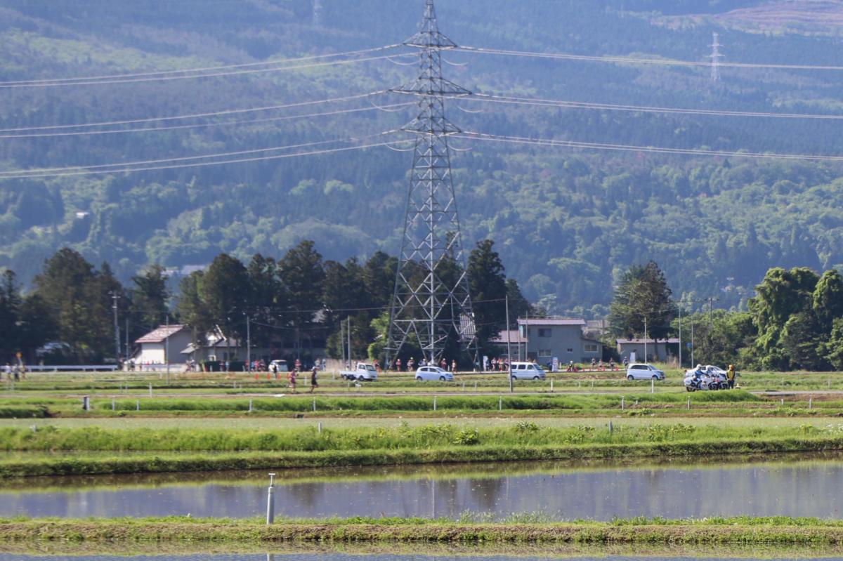 いわて奥州きらめきマラソン2018 フルマラソン5・37.5km給水/10km折り返し 2018/05/20