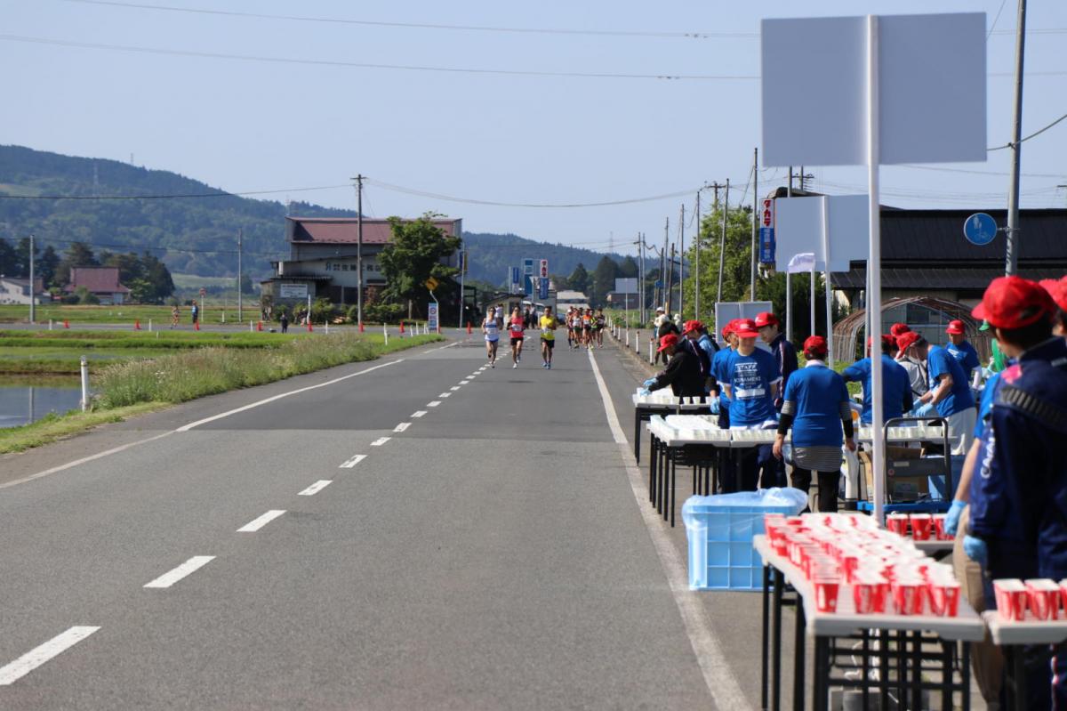 いわて奥州きらめきマラソン2018 フルマラソン5・37.5km給水/10km折り返し 2018/05/20