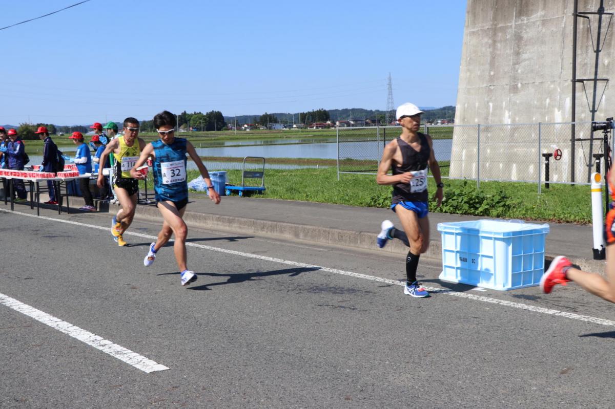 いわて奥州きらめきマラソン2018 フルマラソン5・37.5km給水/10km折り返し 2018/05/20