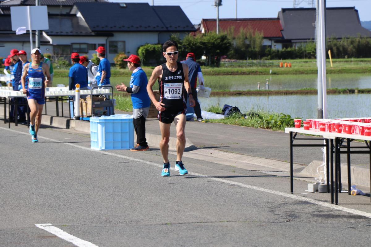 いわて奥州きらめきマラソン2018 フルマラソン5・37.5km給水/10km折り返し 2018/05/20