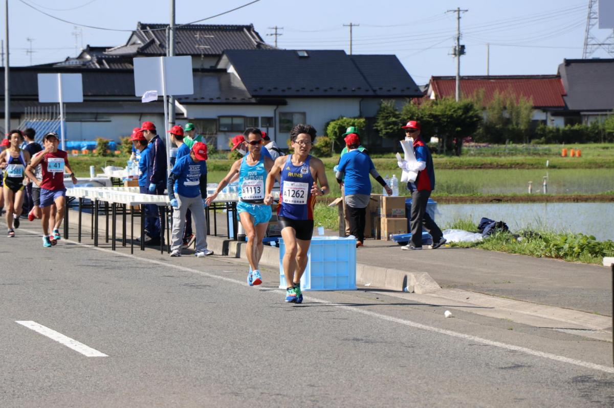 いわて奥州きらめきマラソン2018 フルマラソン5・37.5km給水/10km折り返し 2018/05/20