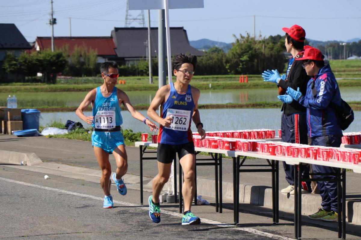 いわて奥州きらめきマラソン2018 フルマラソン5・37.5km給水/10km折り返し 2018/05/20