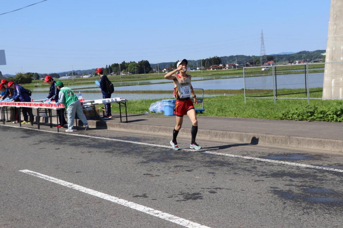 いわて奥州きらめきマラソン2018 フルマラソン5・37.5km給水/10km折り返し 2018/05/20