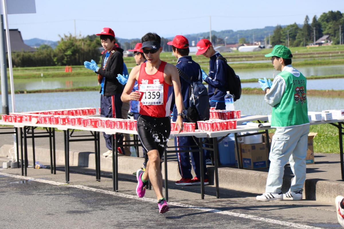 いわて奥州きらめきマラソン2018 フルマラソン5・37.5km給水/10km折り返し 2018/05/20