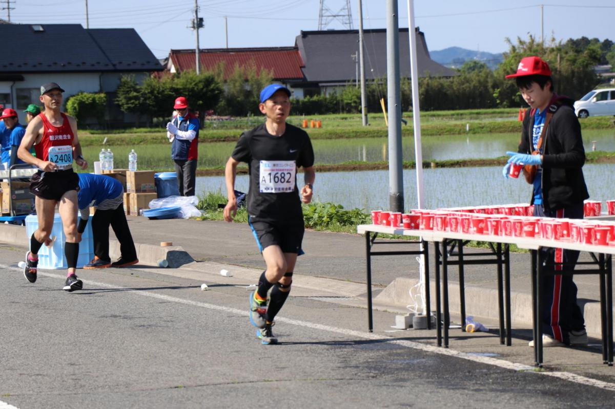 いわて奥州きらめきマラソン2018 フルマラソン5・37.5km給水/10km折り返し 2018/05/20