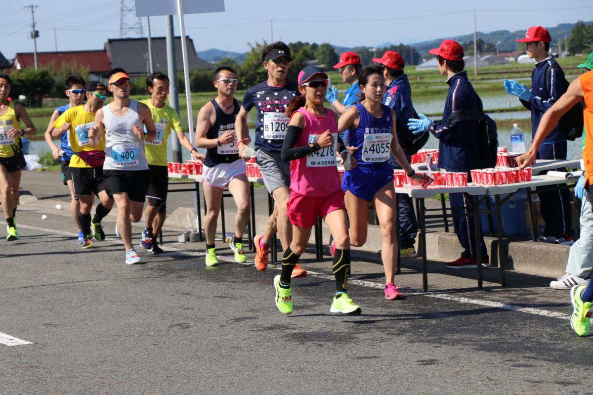いわて奥州きらめきマラソン2018 フルマラソン5・37.5km給水/10km折り返し 2018/05/20