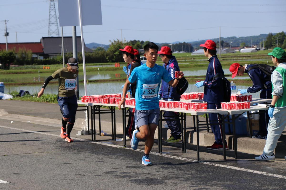 いわて奥州きらめきマラソン2018 フルマラソン5・37.5km給水/10km折り返し 2018/05/20