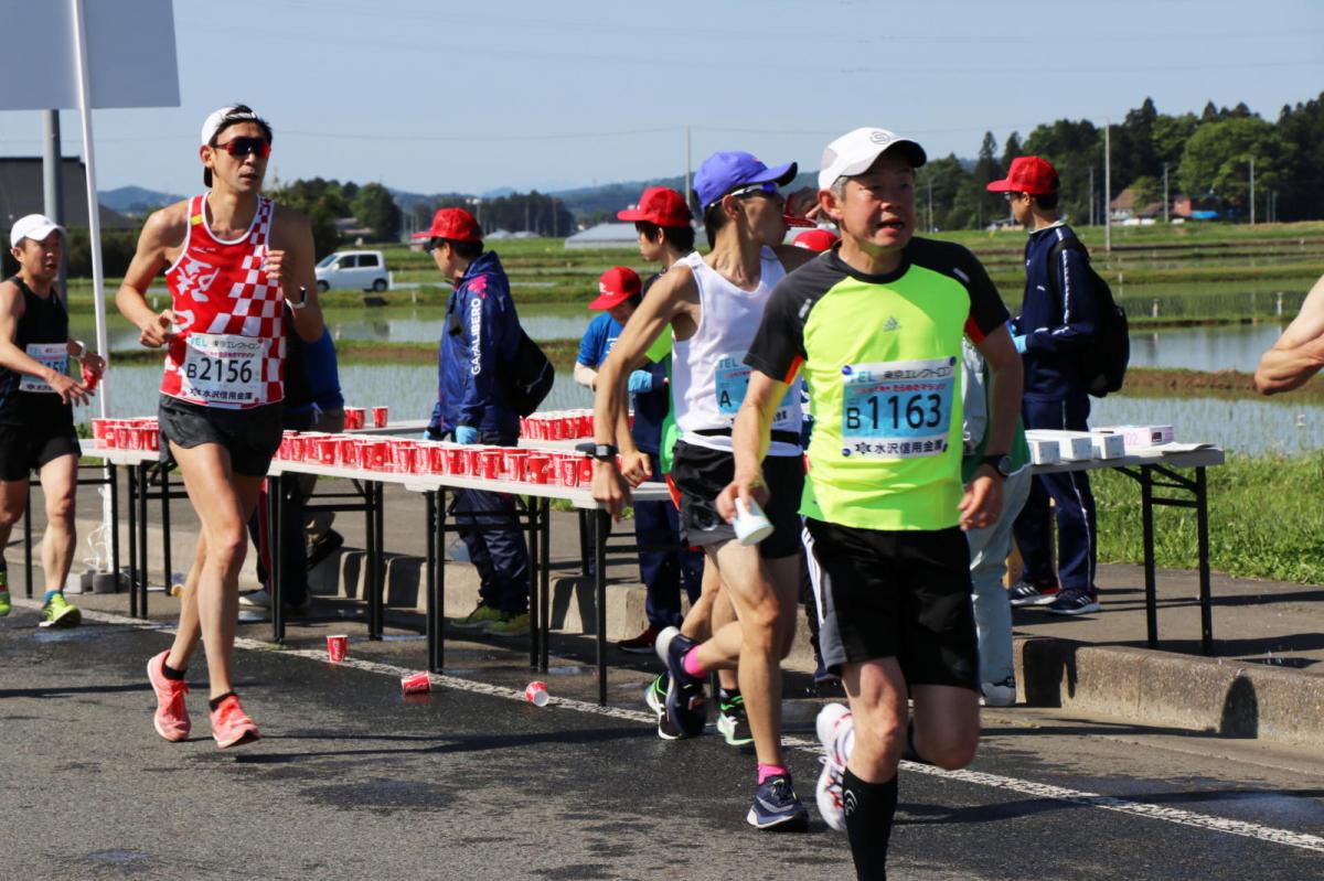 いわて奥州きらめきマラソン2018 フルマラソン5・37.5km給水/10km折り返し 2018/05/20