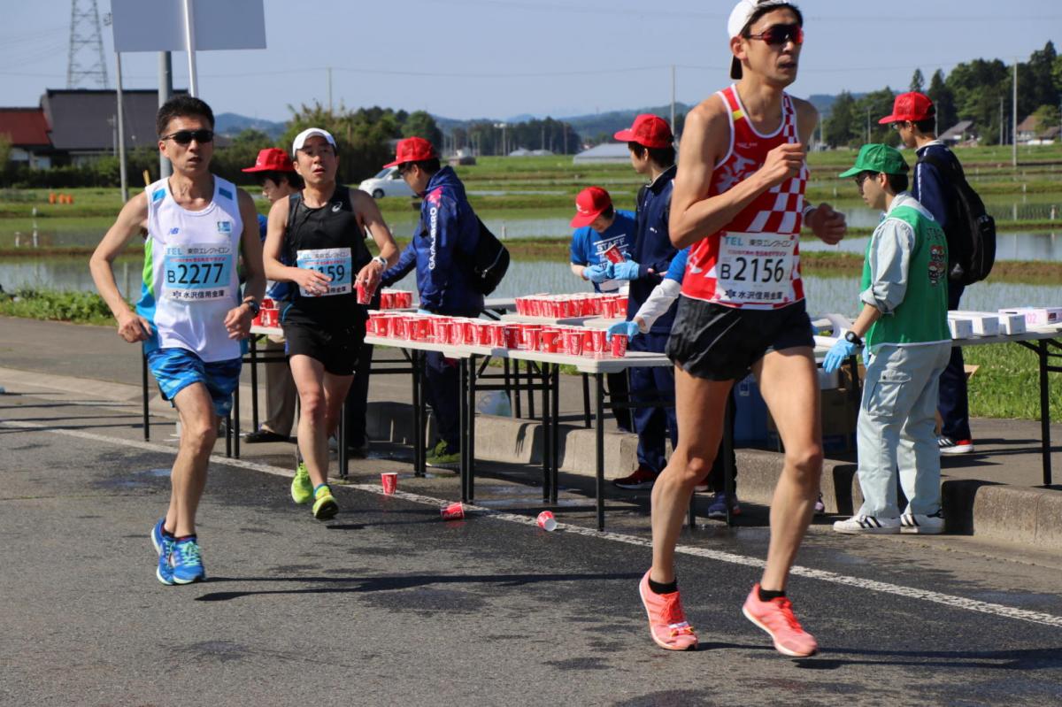 いわて奥州きらめきマラソン2018 フルマラソン5・37.5km給水/10km折り返し 2018/05/20