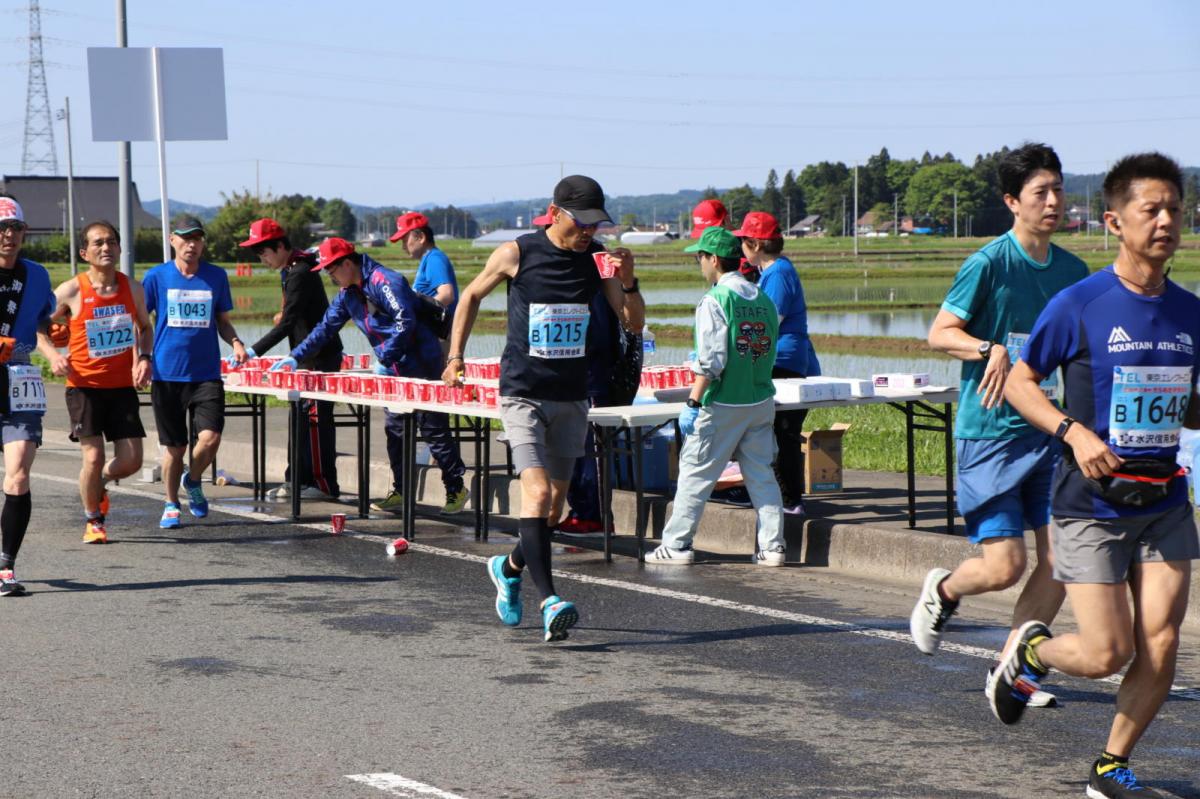 いわて奥州きらめきマラソン2018 フルマラソン5・37.5km給水/10km折り返し 2018/05/20