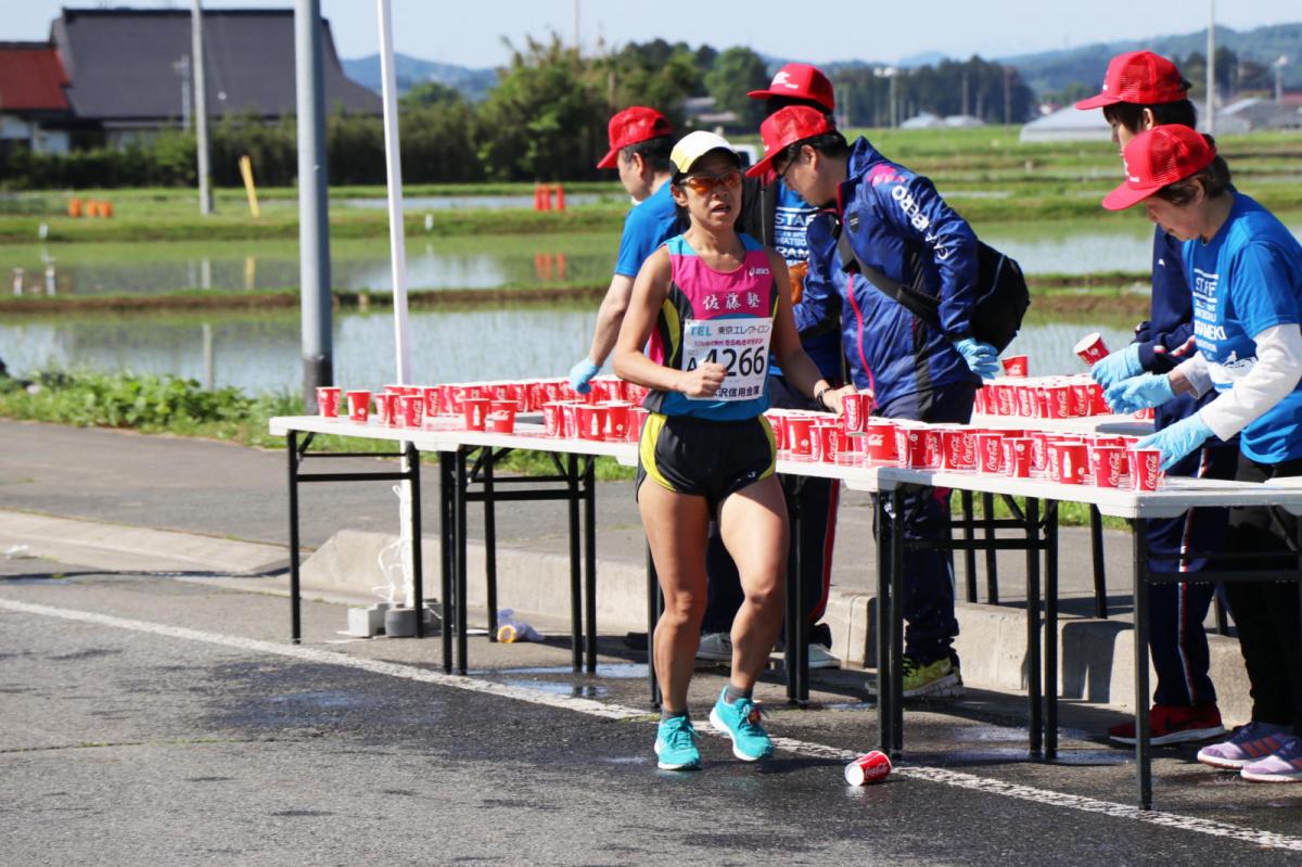いわて奥州きらめきマラソン2018 フルマラソン5・37.5km給水/10km折り返し 2018/05/20