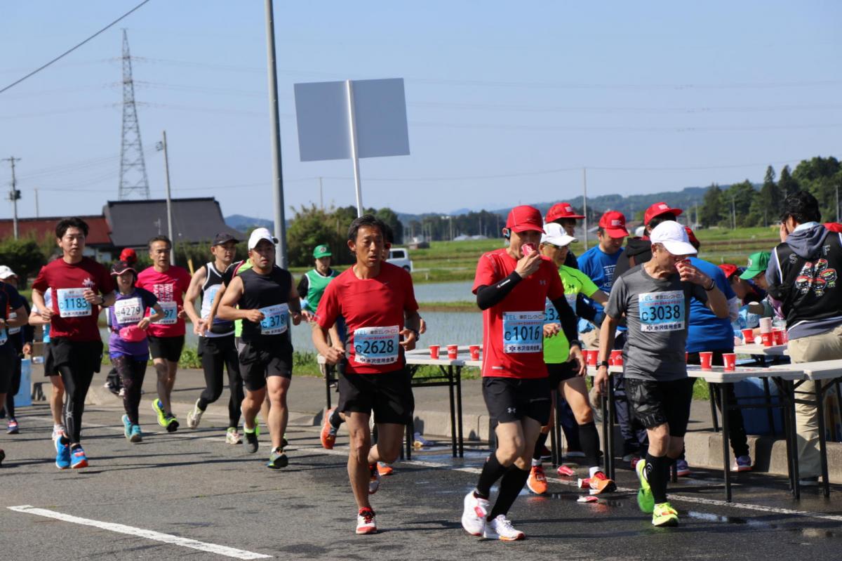 いわて奥州きらめきマラソン2018 フルマラソン5・37.5km給水/10km折り返し 2018/05/20