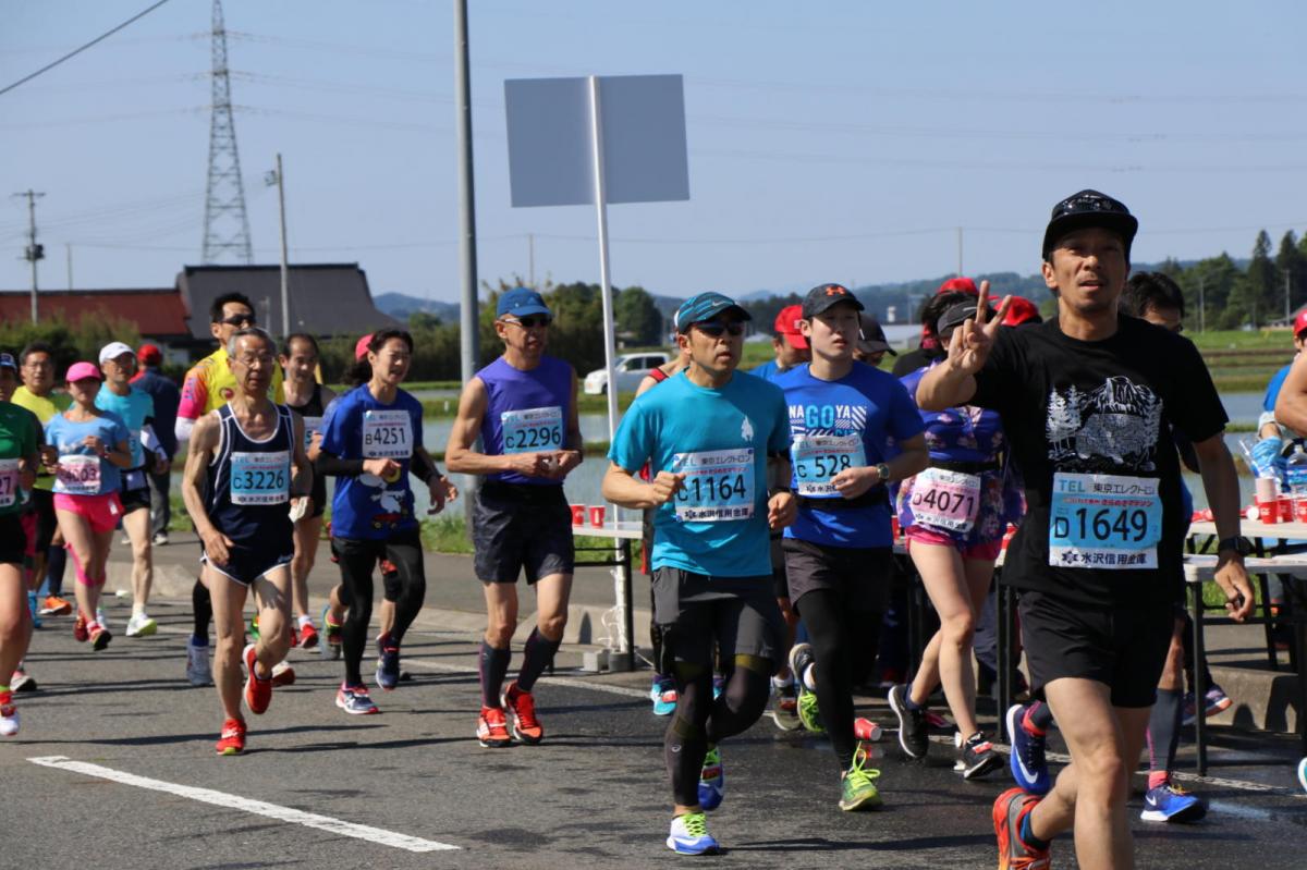 いわて奥州きらめきマラソン2018 フルマラソン5・37.5km給水/10km折り返し 2018/05/20