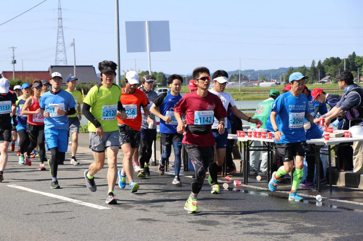 いわて奥州きらめきマラソン2018 フルマラソン5・37.5km給水/10km折り返し 2018/05/20