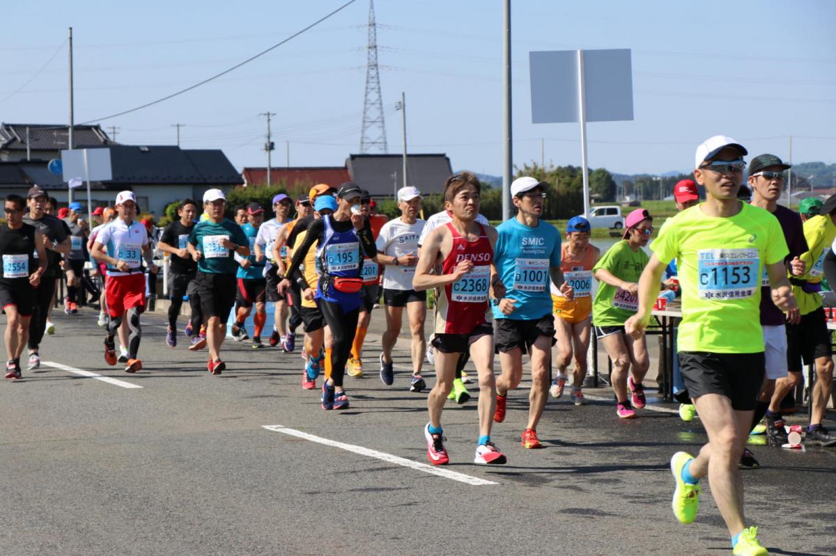 いわて奥州きらめきマラソン2018 フルマラソン5・37.5km給水/10km折り返し 2018/05/20