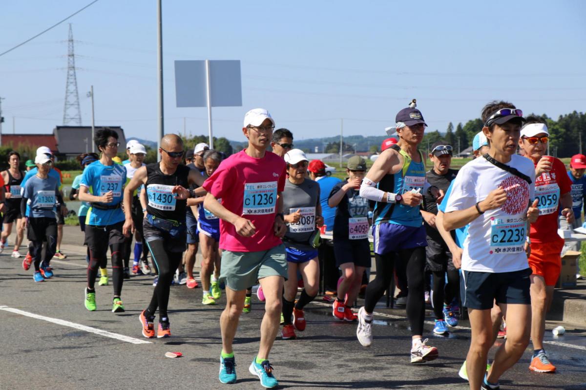 いわて奥州きらめきマラソン2018 フルマラソン5・37.5km給水/10km折り返し 2018/05/20
