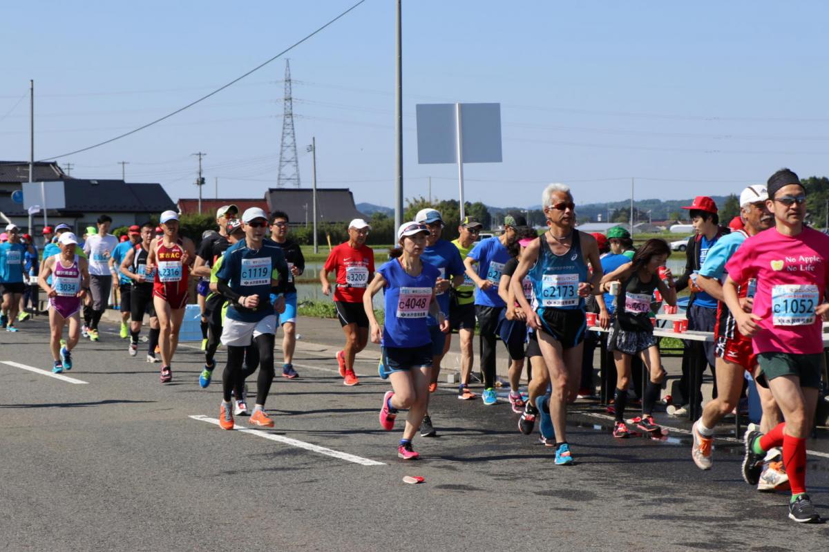 いわて奥州きらめきマラソン2018 フルマラソン5・37.5km給水/10km折り返し 2018/05/20