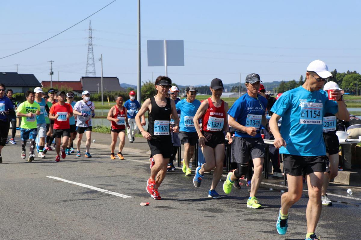 いわて奥州きらめきマラソン2018 フルマラソン5・37.5km給水/10km折り返し 2018/05/20