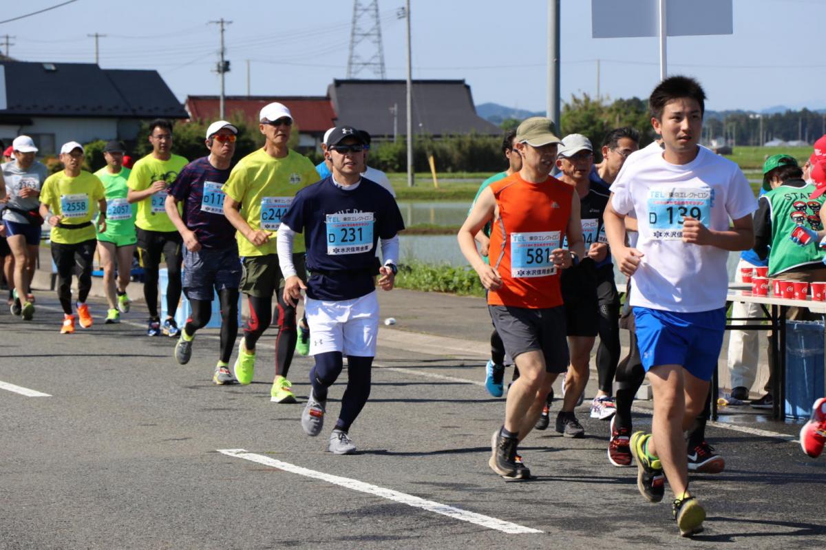 いわて奥州きらめきマラソン2018 フルマラソン5・37.5km給水/10km折り返し 2018/05/20