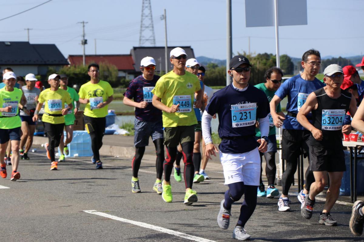 いわて奥州きらめきマラソン2018 フルマラソン5・37.5km給水/10km折り返し 2018/05/20