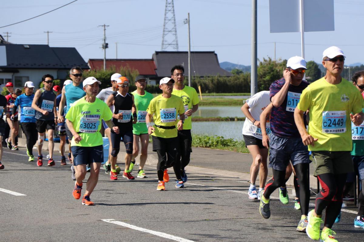 いわて奥州きらめきマラソン2018 フルマラソン5・37.5km給水/10km折り返し 2018/05/20