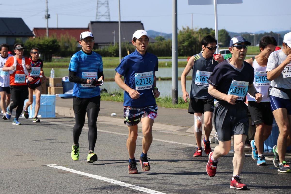 いわて奥州きらめきマラソン2018 フルマラソン5・37.5km給水/10km折り返し 2018/05/20
