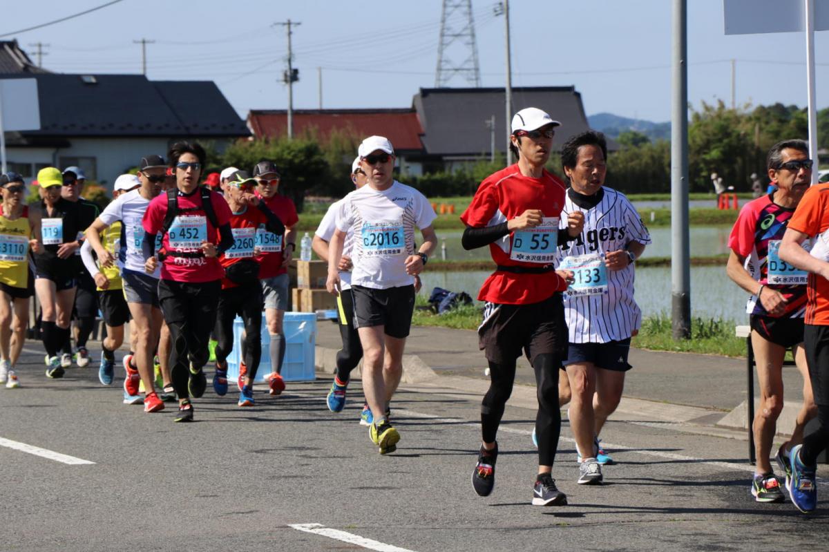 いわて奥州きらめきマラソン2018 フルマラソン5・37.5km給水/10km折り返し 2018/05/20