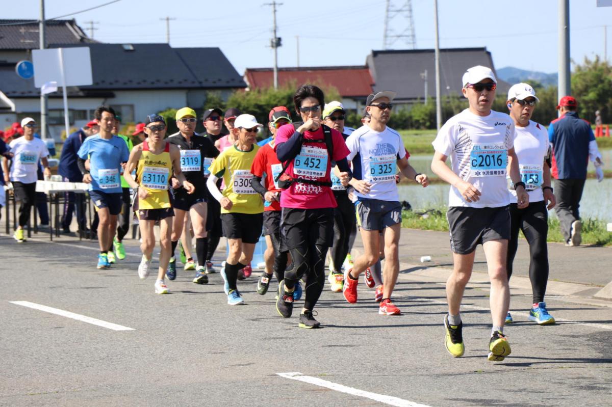 いわて奥州きらめきマラソン2018 フルマラソン5・37.5km給水/10km折り返し 2018/05/20