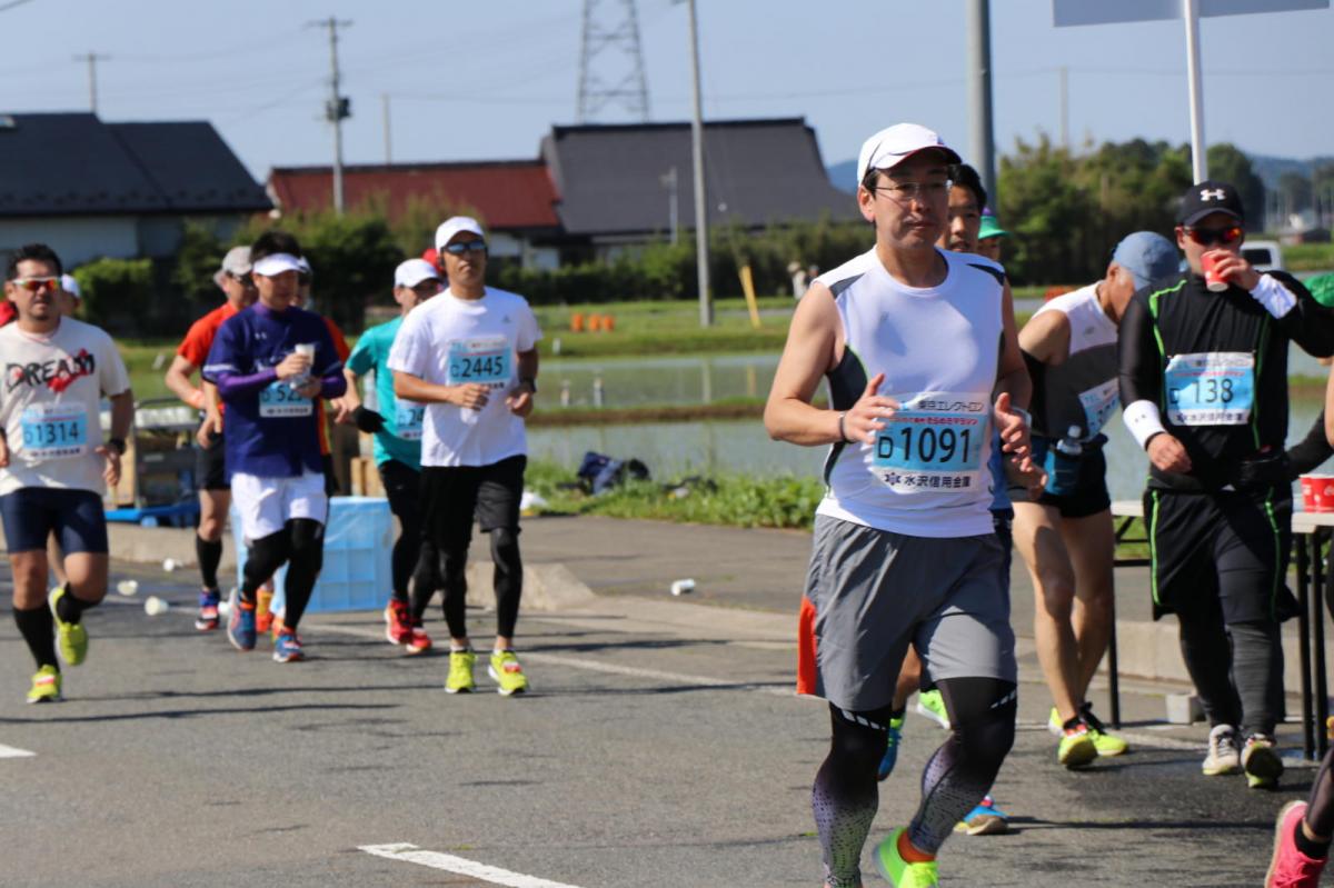 いわて奥州きらめきマラソン2018 フルマラソン5・37.5km給水/10km折り返し 2018/05/20