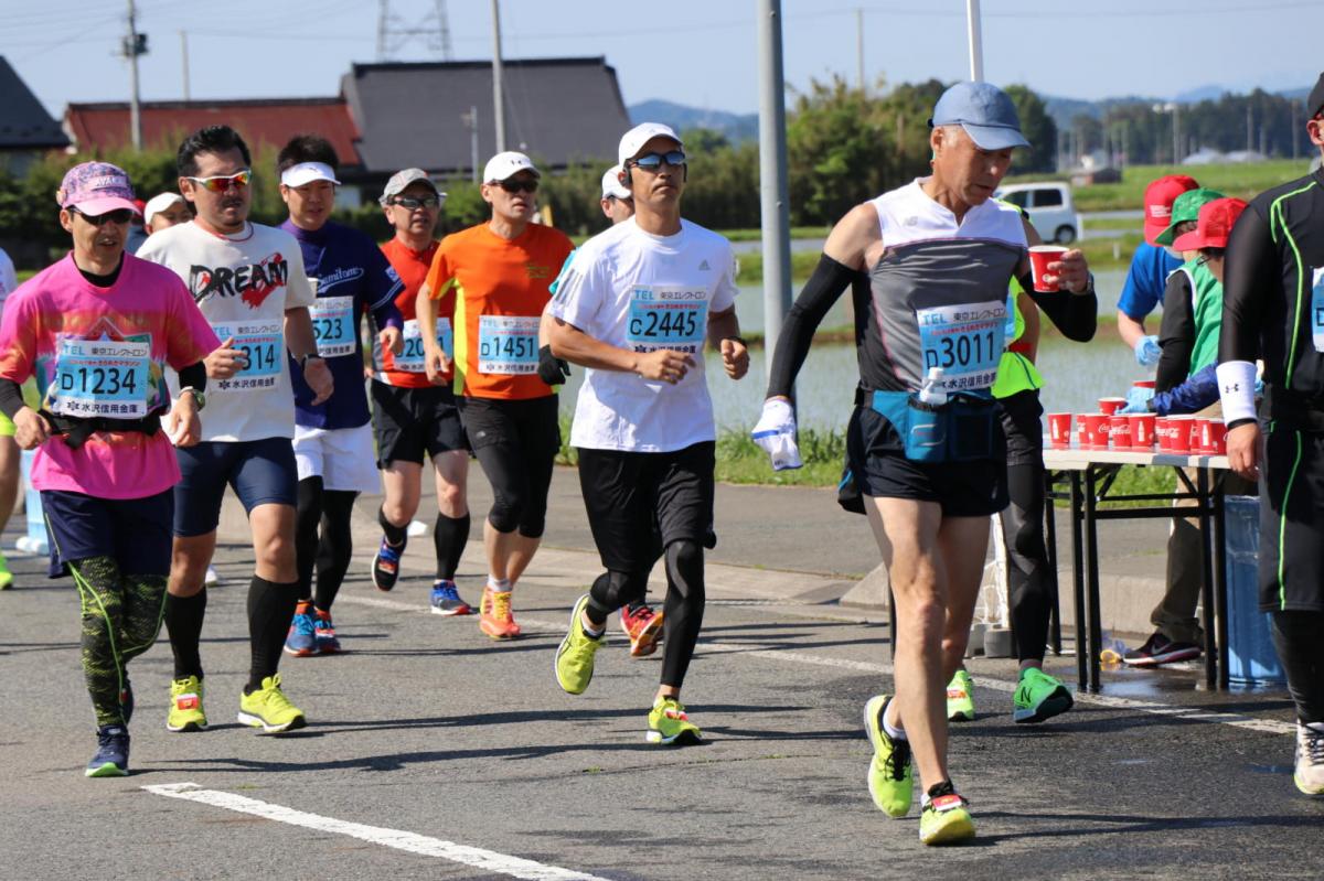 いわて奥州きらめきマラソン2018 フルマラソン5・37.5km給水/10km折り返し 2018/05/20