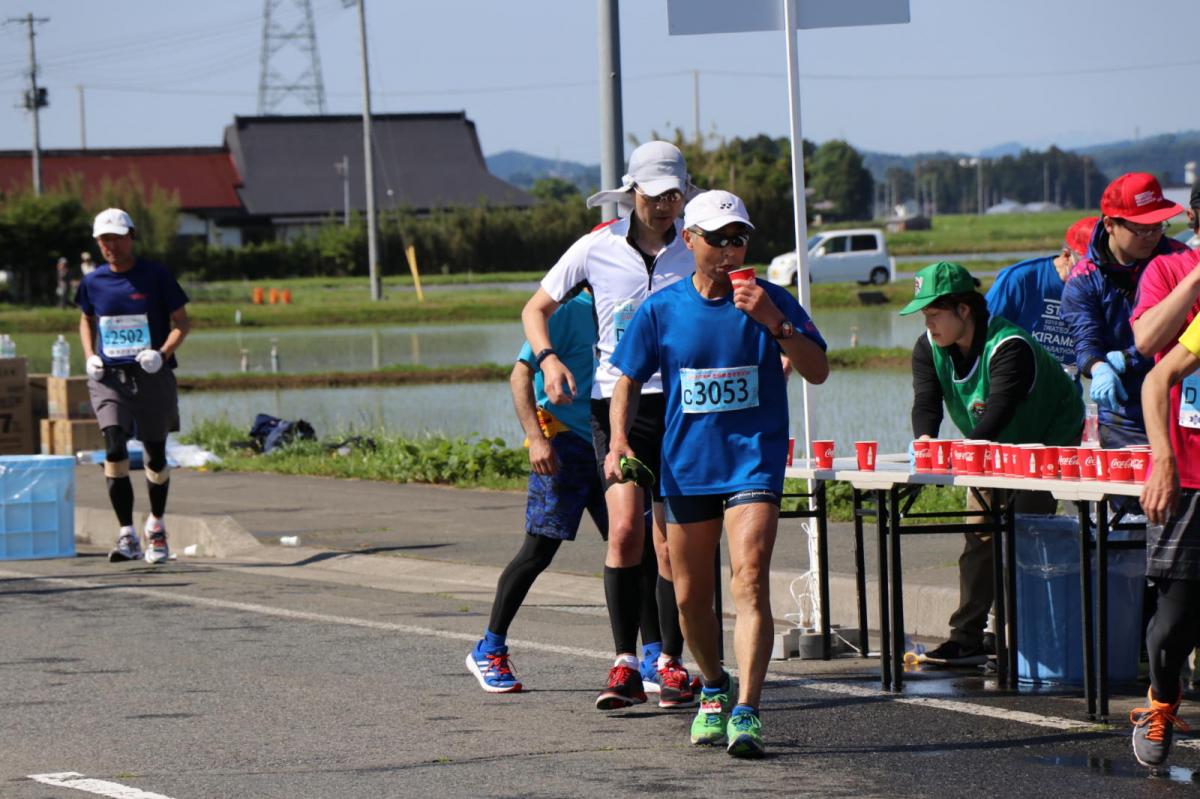 いわて奥州きらめきマラソン2018 フルマラソン5・37.5km給水/10km折り返し 2018/05/20