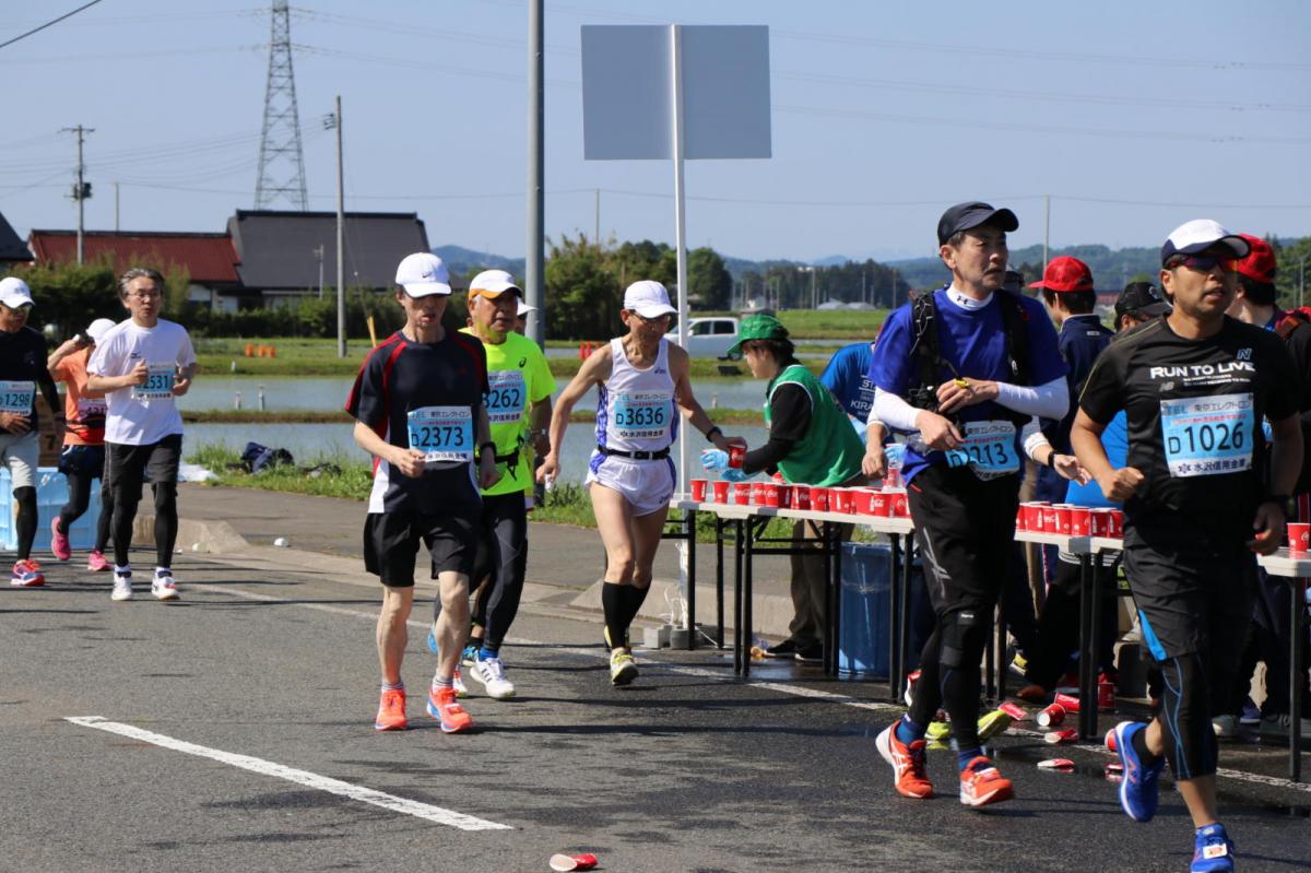 いわて奥州きらめきマラソン2018 フルマラソン5・37.5km給水/10km折り返し 2018/05/20