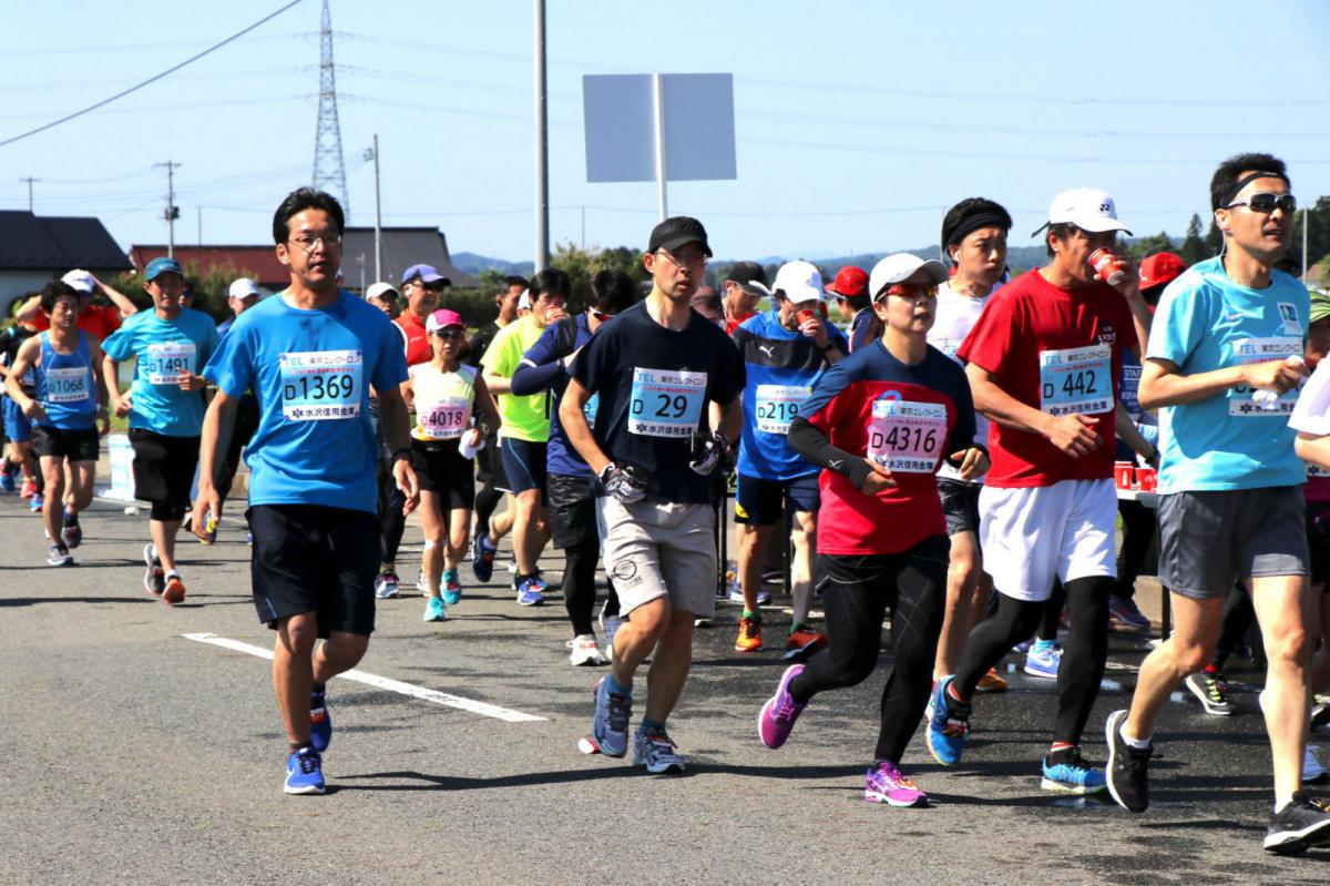 いわて奥州きらめきマラソン2018 フルマラソン5・37.5km給水/10km折り返し 2018/05/20