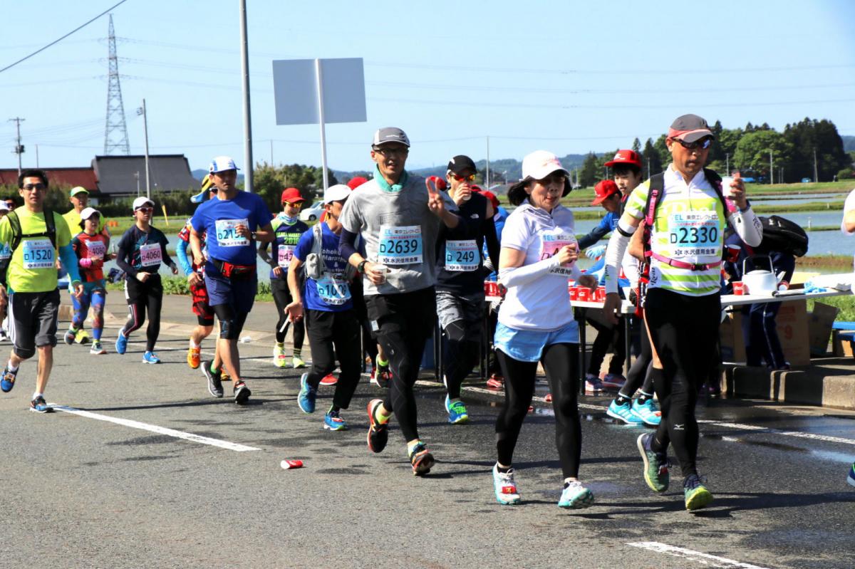 いわて奥州きらめきマラソン2018 フルマラソン5・37.5km給水/10km折り返し 2018/05/20
