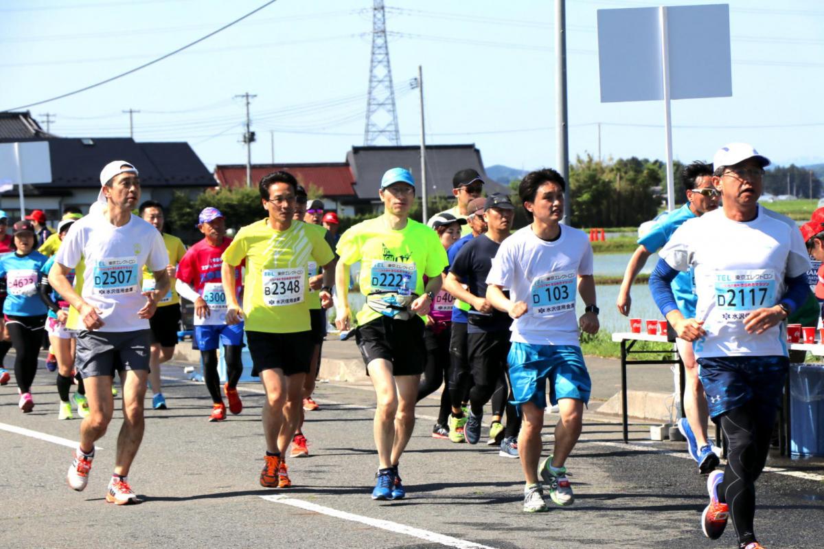 いわて奥州きらめきマラソン2018 フルマラソン5・37.5km給水/10km折り返し 2018/05/20