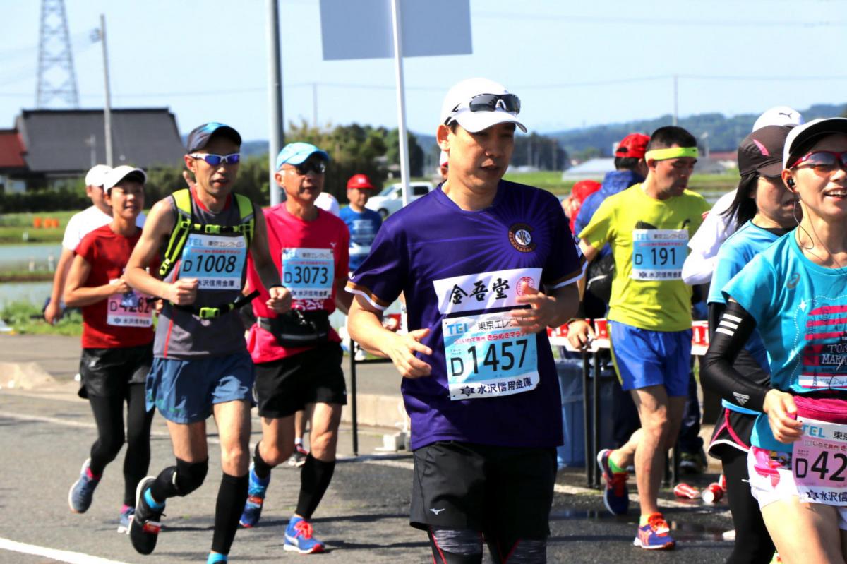 いわて奥州きらめきマラソン2018 フルマラソン5・37.5km給水/10km折り返し 2018/05/20