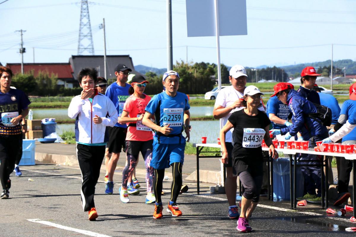 いわて奥州きらめきマラソン2018 フルマラソン5・37.5km給水/10km折り返し 2018/05/20