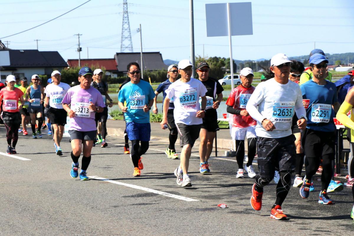 いわて奥州きらめきマラソン2018 フルマラソン5・37.5km給水/10km折り返し 2018/05/20