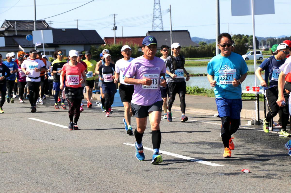 いわて奥州きらめきマラソン2018 フルマラソン5・37.5km給水/10km折り返し 2018/05/20